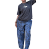 KARIBU STUDIO BLUE CAMO CARGO TROUSERS